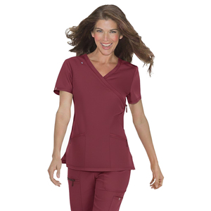 Ensembles de blouses médicales extensibles en tissu polyester et élasthanne, confort 4 directions, uniformes d'infirmières pour hôpitaux, vêtements de travail professionnels - Product Image 5