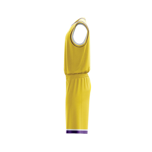 Uniforme de basketball sur mesure à manches courtes de haute qualité, meilleur fournisseur, uniforme de basketball sans manches unisexe en vente en ligne - Product Image 5