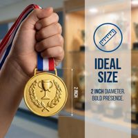 Médailles sportives personnalisées en alliage de zinc avec ruban, plaquées or et argent, récompenses métalliques 3D pour les événements de course de marathon