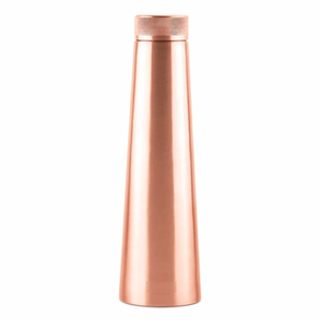 Bouteille d'eau en cuivre élégante et étanche, best-seller, finition miroir, bouteille d'eau de voyage, bouteille d'eau en cuivre de qualité alimentaire - Product Image 1