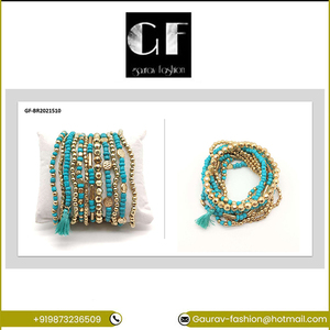 Trendy Handmade Multi-Layer <b>Beaded</b> Bracelet-High Quality Customized <b>Color</b> & Size Unisex Wedding Party Gift Fashion Accessory - Product Image 5