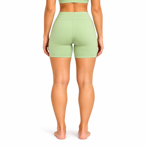 Shorts Deportivos Premium Personalizados para Mujer, Cintura Alta, Elásticos, para Gimnasio, Yoga, Ciclismo, Producción al por Mayor OEM - Product Image 2