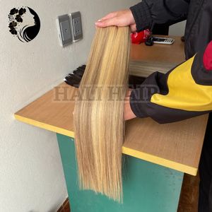 Venta caliente Hali Hair Vietnamita Remy Máquina de cabello humano Doble trama Recta Super Doble dibujado Sin derramamiento de enredos Teñido libre - Product Image 6