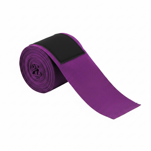 Bandages de boxe en coton violet 4M semi-élastiques pour poignets, équipement de protection Muay Thai MMA, bandages personnalisés - Product Image 4