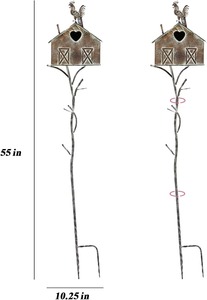 Jaula de Metal para Pájaros de Alta Calidad, Tamaño Personalizado, Decoración de Jardín, Casa para Mascotas en Forma de Cabaña para Pájaros - Product Image 2