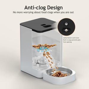 Comederos Automáticos para Gatos - Dispensador de Comida Seca para Perros y Gatos con Control de Porciones Programable y Bolsa Desecante - Product Image 3