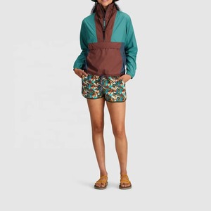 Fabricantes de Ropa Deportiva para Mujer, Chaqueta Cortavientos con Cierre y Bloques de Color Personalizados, Precio Económico, Personalización Disponible - Product Image 6