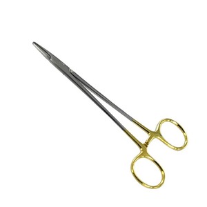Portaagujas Quirúrgico Veterinario de Acero Inoxidable de Alta Calidad, Pinza Dental Manual Recta Tipo Mosquito - Product Image 3