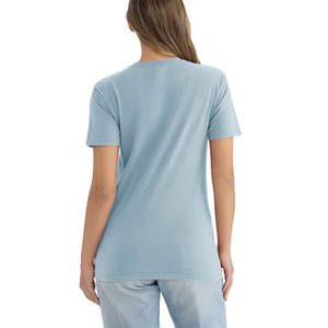 T-shirts personnalisés de haute qualité en coton peigné 100% filé en anneau, doux et lavés, en jersey de coton, vente en gros directe usine - Product Image 5