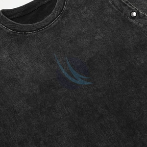 Custom High Quality Formal Boxy Oversized <b>Men's</b> T-<b>Shirts</b> Cropped Acid Wash 100% Cotton Worsted Fabric Eco-Friendly Breathable - Product Image 4