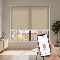 Persianas Zigbee para Ventanas Tuya, Motorizadas, Eléctricas, con Wifi Integrado, Opacas, Horizontales, Automáticas, Inteligentes, Enrollables