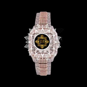 Excellent Quality Luxury Antique Fashion Moissanite Diamond Quartz Mechanical Movement Stainless Steel Men's Sapphire Glass - Product Image 1