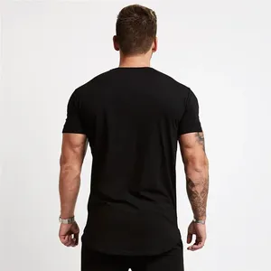 Camiseta de Lujo Formal para Hombre, Personalizada con el Logotipo de su Marca, Impresión DTG en Poliéster/Algodón, Camiseta Personalizada con Logotipo, Tejido Grueso - Product Image 4