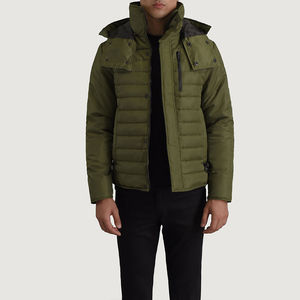 Veste d'hiver brillante de haute qualité pour hommes, veste matelassée personnalisée, veste matelassée promotionnelle tendance - Product Image 3