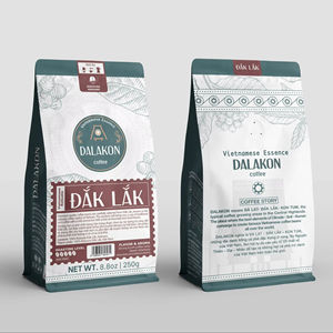 Café Vietnamita Molido de Alta Calidad OEM ODM, Tueste Intenso, DALAKON 250g, Bolsa con Cierre Hermético, Café 100% Robusta a Granel - Product Image 1