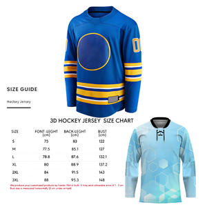 Camiseta de Hockey sobre Hielo Personalizable para Equipo Profesional, Sublimada, Control de Humedad, Secado Rápido, 100% Poliéster, Deportiva - Product Image 6