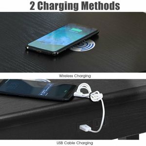 Lampada da Terra con Ricarica USB e Mensole per Uso Accanto al Letto o sulla Scrivania - Product Image 3