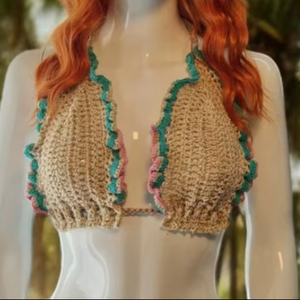 Top de bikini de ganchillo - Product Image 1