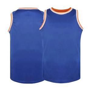 Nouvelle arrivée, maillot de basket-ball réversible sans manches, coupe ajustée, logo personnalisé, meilleure qualité, design imprimé, respirant et anti-transpiration - Product Image 1