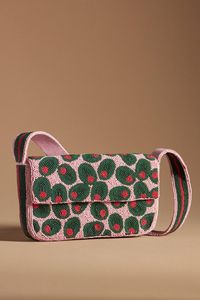 Elegante Bolso de Mano con Cuentas y Flores para Mujer, con Correa Individual y Cierre de Solapa, para Fiestas y Bodas - Product Image 2
