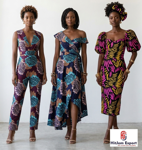 Tela de Algodón Ankara con Estampado Africano, Fábrica Textil de Marca Privada, OEM ODM, Tela Étnica de Moda al por Mayor - Product Image 1