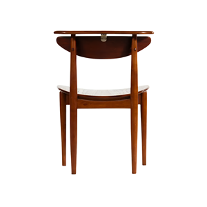 Modern Solid Teak Wood Dining <b>Chair</b> Minimalist Wooden Seat with Ergonomic <b>Back</b> <b>Support</b> for Home Restaurant Cafe Furniture - Product Image 4