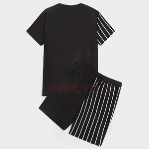 Custom Color T Shirt & Shorts Set For Men Soft Fabric Comfortable Casual Summer Fashion Wear T Shirt & Shorts Set - Product Image 2