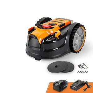 Ultra 1000 Robot Lawn Mower Wire Free for 1/4 Acre, RTK-Free+360° 3D LiDAR+AI Vision Auto Mapping, Zero-<b>Edge</b> Cutting - Product Image 6