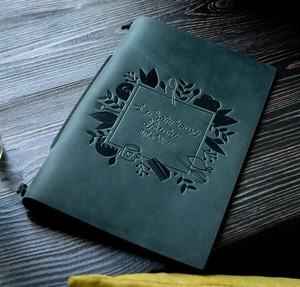 Porte-menu et couverture en cuir véritable élégant et luxueux pour restaurant, avec protection anti-odeur pour café, hôtel, salle à manger LMC-0083 - Product Image 1