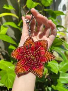 พวงกุญแจ ALI FASHION ART ปักมือประดับลูกปัดรูปผลไม้ น่ารัก ใช้กับกระเป๋าได้ เป็นมิตรกับสิ่งแวดล้อม ดีไซน์สั่งทำได้ เป็นของขวัญ - Product Image 1