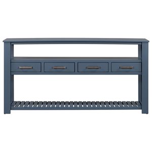 Consolle Contemporanea 62.2 per Soggiorno con 4 Cassetti e 2 Ripiani per Posizionamento Accanto al Divano - Product Image 4