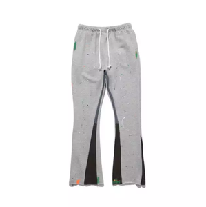 Men's Mid Waist Breathable Lightweight Baggy Sweatpants Solid Color <b>Drawstring</b> <b>Trousers</b> with Pockets for Casual Athleisure Look - Product Image 4
