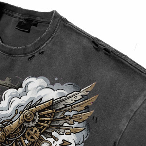 Camisetas con Estampado Gráfico Personalizado, Unisex, Casuales, para Uso Diario, Moda Urbana, Talla Grande, 100% Algodón Tejido, Transpirable y Ecológico - Product Image 6