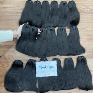 ผมต่อแบบดับเบิ้ลดรอว์น ตรงธรรมชาติ สีดำธรรมชาติ 8 นิ้ว คุณภาพสูง พร้อมส่ง - Product Image 4