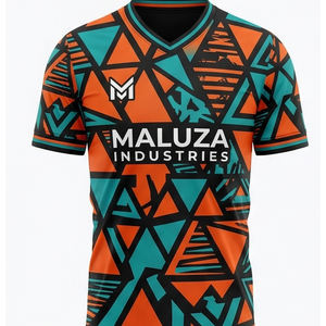 Uniforme de Entrenamiento de Fútbol de Diseño Moderno, Conjunto de Camiseta y Pantalones Cortos de Fútbol, Ropa Deportiva Personalizada para Equipos, MALUZA Industries - Product Image 1