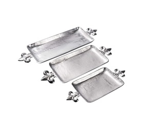 Great quality in reasonable price Fancy Aluminum Serving <b>Tray</b> Durable Construction For Home Kitchen And Restaurant Service - Product Image 5