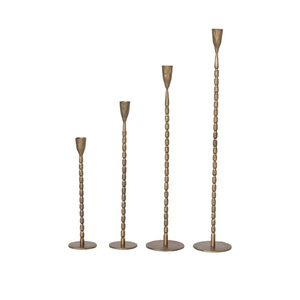 Élégant Chandelier en Métal Doré pour Bougies Coniques, Support Décoratif Moderne pour Bougies, Centre de Table, Accessoire de Décoration Intérieure en Promotion - Product Image 4