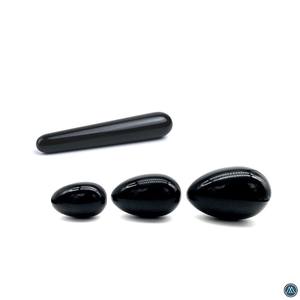 Bolas de Kegel de cristal natural de primera calidad, huevo yoni, juego de herramientas de masaje talladas en piedra preciosa para regalo, masaje y fortalecimiento vaginal. - Product Image 2