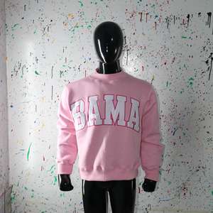 Sudadera BAMA LIGHT con Cuello Alto, 100% Blanca, Apliques Bordados, Cuello Ancho, Hilos Finos - Product Image 2