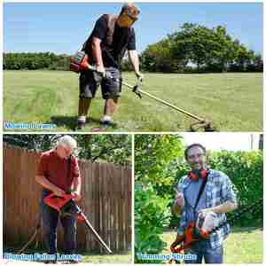 Trimmer Shoulder <b>Strap</b> Universal Weed Wacker <b>Strap</b> Upgraded <b>Adjustable</b> Anti-Slip Nylon Brush Cutter Harness Blower <b>Straps</b> - Product Image 3