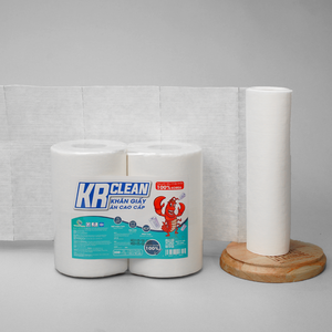 Servilletas Elegantes para Pascua y Acción de Gracias, KRCLEAN, Diseño Floral de Lujo, Rollo de Servilletas Desechables de Madera, Ecológicas, 100 Unidades, Navidad - Product Image 1