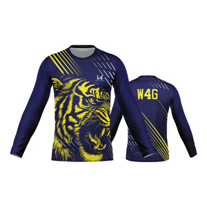 Camiseta Casual Personalizada para Hombre, Tejida, Sublimada, de Secado Rápido, Ecológica, Corte Regular, Manga Raglán, Cuello Redondo, Transpirable - Product Image 3