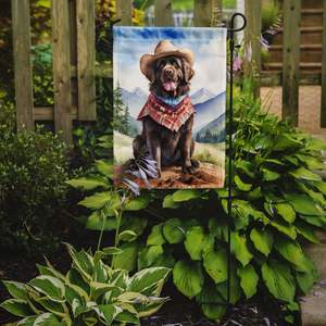 Multicolor Newfoundland Cowboy Welcome <b>Garden</b> <b>Flag</b> Decorative Yard <b>Flag</b> Banner for Patio Artwork for Flower Beds Mailbox Decor - Product Image 2