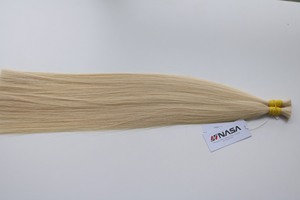 Top Trending Extensiones de cabello a granel Cabello vietnamita Double Drown 100 gramos Colores claros 24 pulgadas - Product Image 3