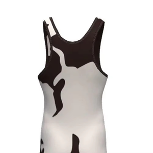 Wholesale <b>Low</b> MOQ Eco-Friendly Knitted Breathable Lightweight Quick Dry High Quality Custom Color Unisex Wrestling Singlet for - Product Image 6