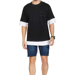 Camisetas Extra Grandes para Hombre, 100% Algodón, Transpirables, de Alta Calidad, con Diseño y Talla Personalizados, al por Mayor - Product Image 5