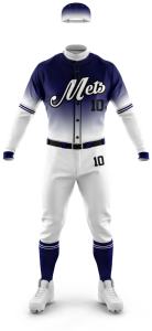 Venta caliente 100% poliéster uniformes de béisbol sublimados conjuntos de secado rápido para hombres mujeres jóvenes clubes universitarios - Product Image 5