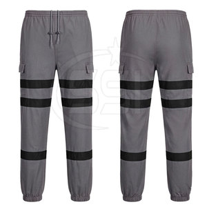 Pantalon de travail jogger LED étanche ANSI Classe 2 pour l'ingénierie de construction, avec plusieurs poches et taille confortable pour usage quotidien - Product Image 6