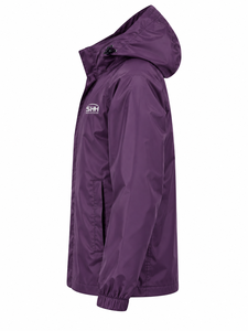 Chaqueta Impermeable con Capucha para Hombre, Cortavientos Ligero con Solapa para Tormentas, Forro de Malla, Puños Elásticos, Ropa Exterior con Logotipo Personalizado - Product Image 3