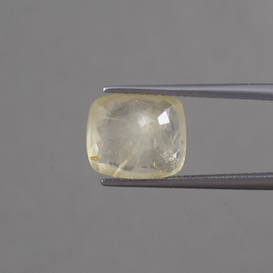 Saphir Jaune Naturel Non Monté 12x10mm Coupe Coussin 6,57 Carats Certifié IGI Changeant de Couleur Enceré/Huileé Grade AAA pour Bijoux - Product Image 3